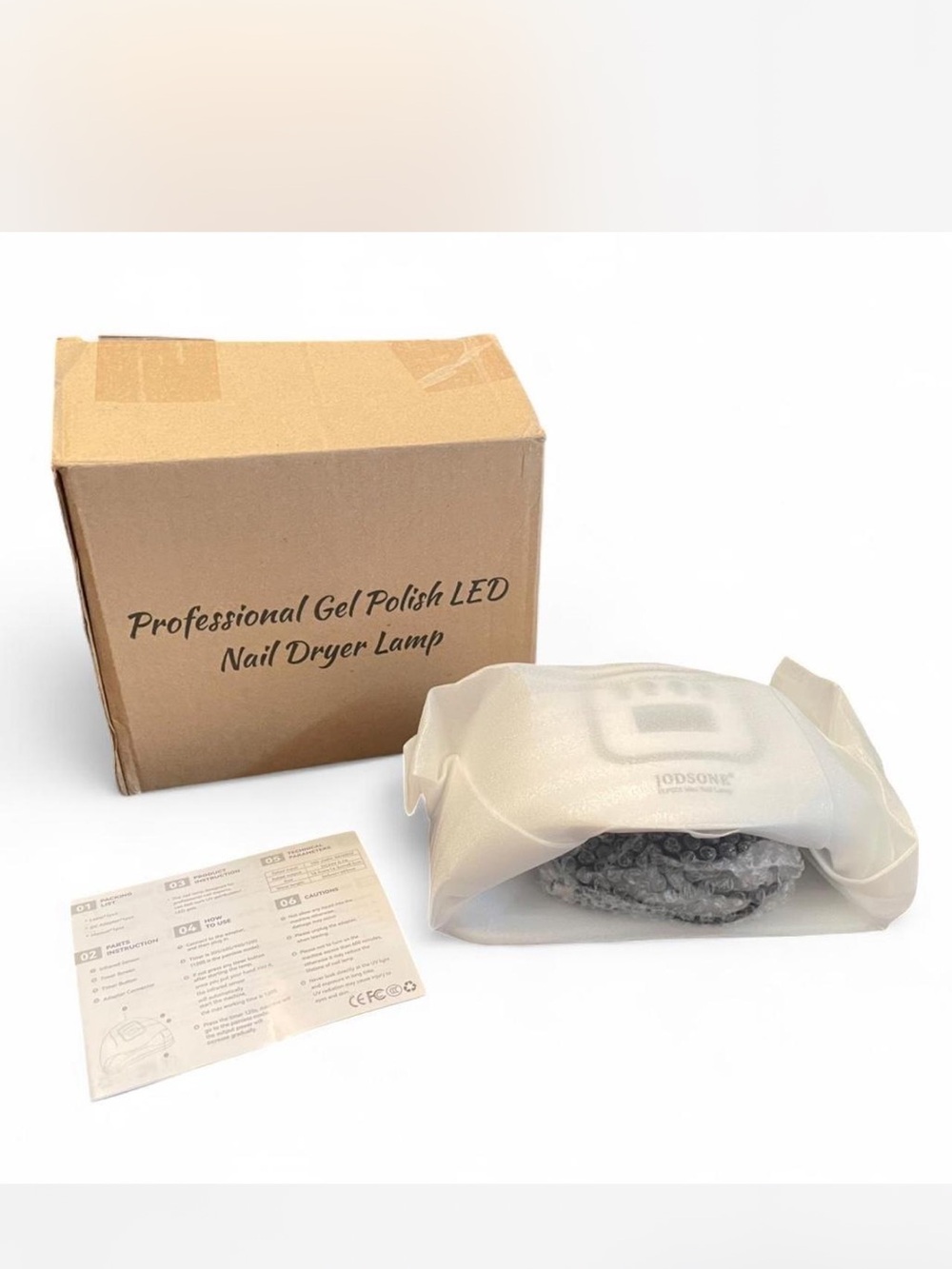 LEDONE White Gel Polish LED Nail Dryer Lamp - White